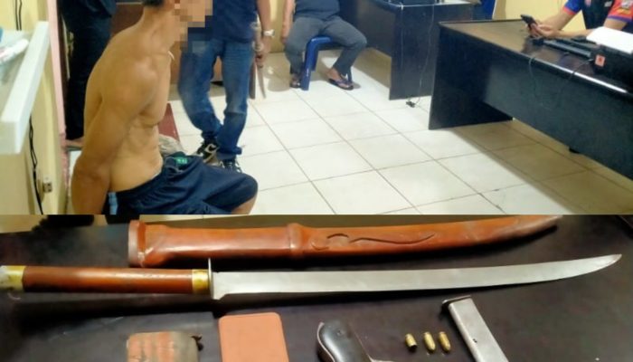 Polsek Firdaus Ringkus Ninja Sawit Bersenpi, Terduga Pelaku Sempat Dua Kali Menembak ke Udara 