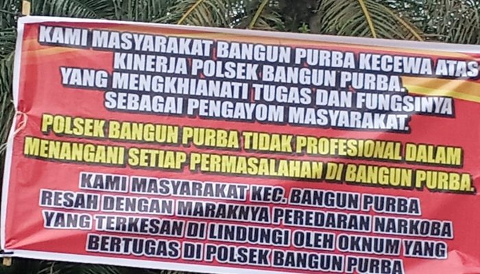 Marak Peredaran Narkoba, Warga Kecewa Kinerja Polsek Bangun Purba