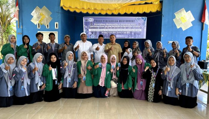 Wujudkan Tri Dharma, Mahasiswa UINSU Gelar Pengabdian Masyarakat di Nagori Silau Dunia