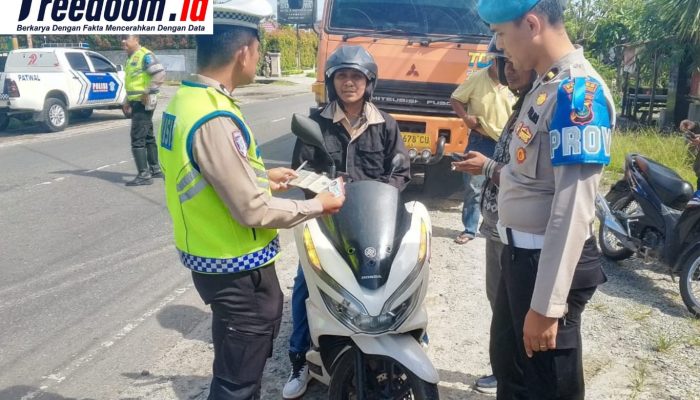 Cuaca Ekstrem, Kasat Lantas Polres Sergai Imbau Pengendara Waspada di Jalinsum