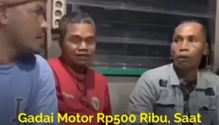 Viral di Medsos, Gadai Motor Rp500 Ribu, Saat Hendak Menebus Diminta Setengah Juta, Seorang Pria Lapor ke RT: Dugaan Pemerasan