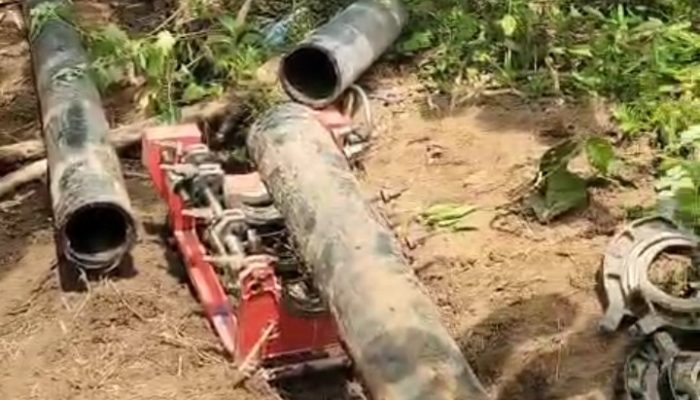 Pipa HDPE Saluran Limbah ke Land Application PT TSP Diduga Kembali Disabotase OTK