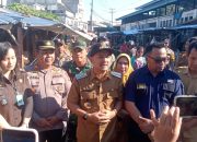 Kapolsek Rambutan Dampingi Wali Kota Kunker ke Pasar Inpres Tebing Tinggi