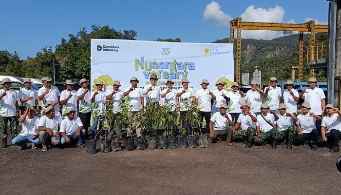 PLN Nusantara Power Unit Pembangkit Pandan Gelar Penanaman 200 Bibit Pohon di Sipansihaporas