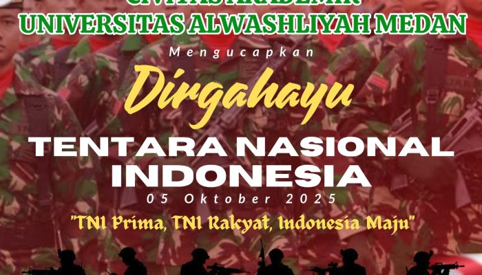 Seluruh Sivitas Akademika Universitas Al Washliyah Medan Apresiasi Dedikasi dan Pengabdian TNI