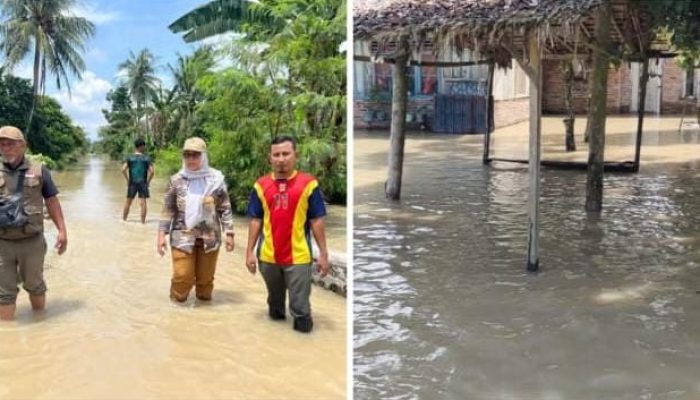 Banjir Rendam Dua Kecamatan di Sergai, 1.203 KK Terdampak