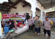 Polres Sergai Beri Bantuan Sembako untuk Korban Banjir di Sei Rampah dan Sei Bamban