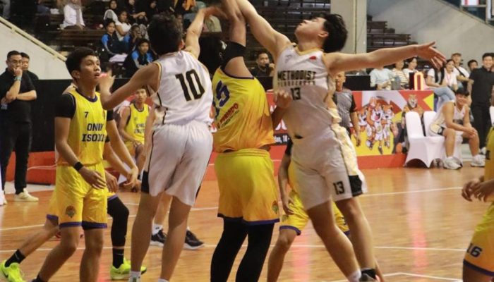 SMA Metodist Perbaungan Unggul Empat Set di Turnamen Basket Kapoldasu Cup 2025
