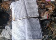Tim Bidlabfor Polda Sumut Selidiki Kebakaran Ruko Dolok Masihul, Al-Qur’an Ditemukan Masih Utuh