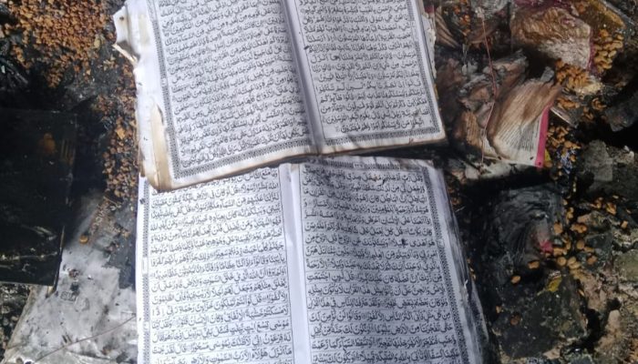 Tim Bidlabfor Polda Sumut Selidiki Kebakaran Ruko Dolok Masihul, Al-Qur’an Ditemukan Masih Utuh