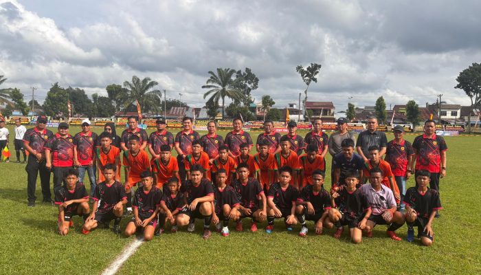 Semarak HUT ke-80 Korps Brimob Polri: Sepak Bola Jadi Bahasa Persaudaraan Pelajar Tebingtinggi