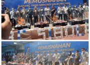 Bea Cukai Sibolga Musnahkan 1,3 Juta Batang Rokok Ilegal Senilai Rp1,88 Miliar