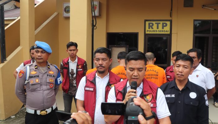 Truk Paket J&T Dibobol di Sei Bamban, Dua Tersangka Ditangkap Satreskrim Polres Serdang Bedagai
