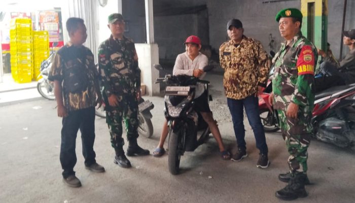 Koramil 09/TM Bersama Ormas Gelar Patroli Pos Kamling, Wujudkan Keamanan Malam di Teluk Mengkudu