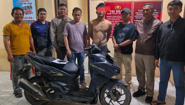 Begal Bercelurit di Pantai Cermin Ditangkap Polisi