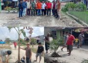 Jalan Desa Rusak, Warga Dusun 4 Seipriok Tanam Pisang dan Sawit, Desak Pemdes Perbaiki Akses