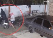 Maling Motor Terekam CCTV di Batang Kuis, Beraksi Saat Subuh