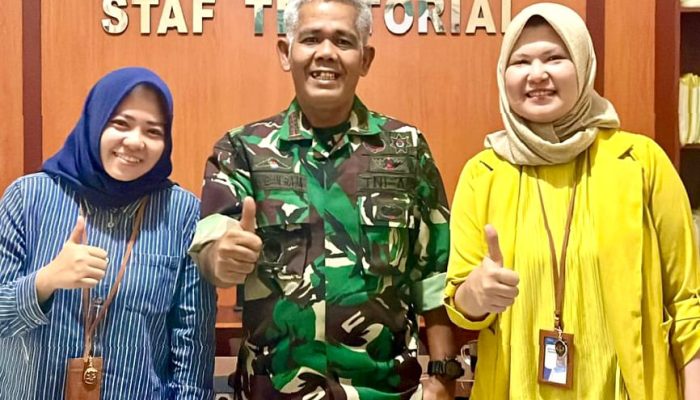 Perluas Kolaborasi Lintas Institusi, BRI BO Kisaran Jalin Silaturahmi dengan Kodim 0204/Asahan