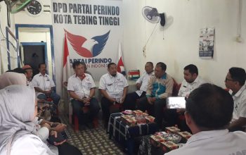 Kesbangpol Tebingtinggi Kunjungi DPD Perindo, Perkuat Sinergitas dan Stabilitas Politik