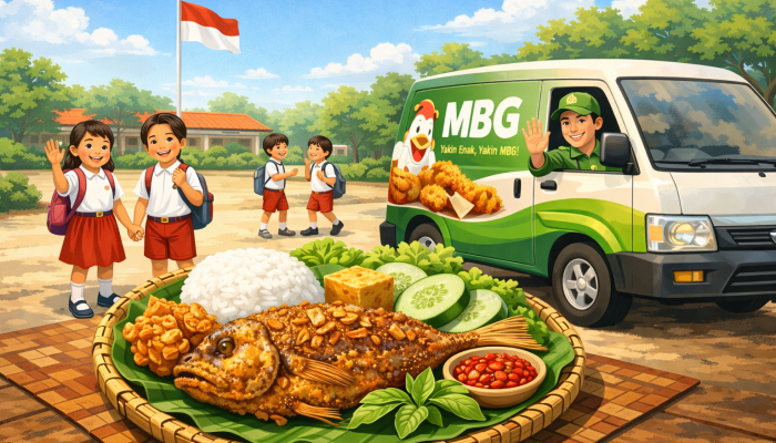 Siswa SD Budi Dharma Tebing Tinggi Protes Menu MBG