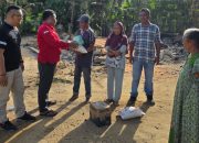 LSM TERKAMS Sergai dan My Team Dandi Call Center Salurkan Bantuan untuk Korban Kebakaran di Seirampah