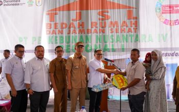 PTPN IV Regional I Lanjutkan Program Bedah Rumah dan Jamban Sehat di Sergai
