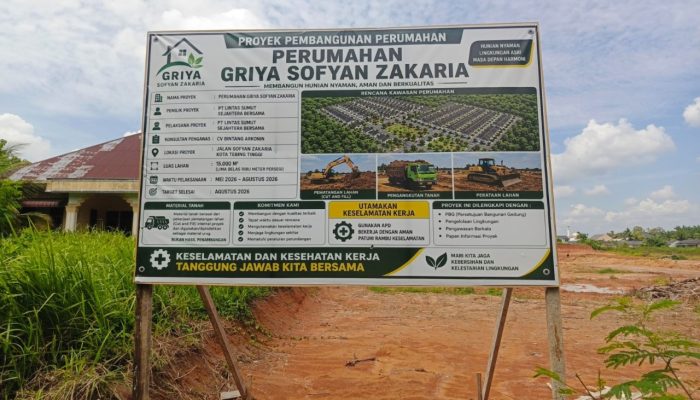 PT Lintas Sumut Sejahtera Bersama Klarifikasi Aktivitas Pematangan Lahan di Padang Hilir, Sebut Bagian dari Pembangunan Perumahan Subsidi FLPP