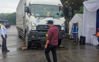 Operasi ODOL di Tol Medan-Tebingtinggi, Satlantas Sergai Jaring 30 Kendaraan Pelanggar