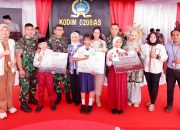 Hadiri Peresmian Masjid Al-Ikhlas Kodim 0208/AS, BRI BO Kisaran Serahkan Penghargaan bagi Anak Prajurit Berprestasi