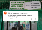 Reputasi Klinik Djohan Tebingtinggi Dipertaruhkan Usai Viralnya Dugaan Malprosedural Oknum Perawat