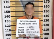 Sat Resnarkoba Polres Tebing Tinggi Amankan 12,13 Gram di Paya Pasir