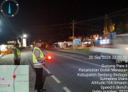 Malam Hari, Polres Tebing Tinggi Patroli Blue Light di Titik Rawan Gangguan Kamtibmas