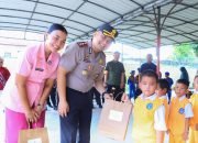 Kapolres AKBP  Hotmartua Ambarita S,H,S,I,K ,M,H Kunjungi TK Kemala Bhayangkari 04, Berikan Motivasi kepada Guru dan Peserta Didik