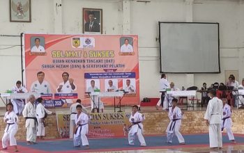 Pengcab Tako Simalungun Gelar UKT Sabuk Hitam, Diikuti Karateka dari Sumut dan Sumbar